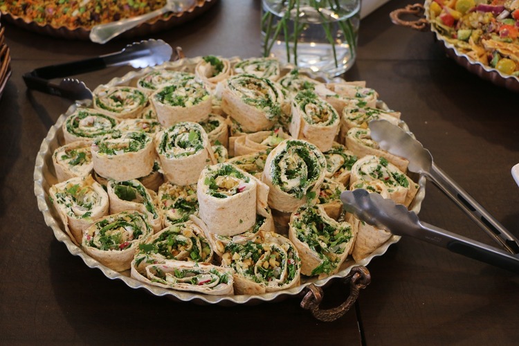 Wraps Recipe - Spinach and Cream Cheese Wraps