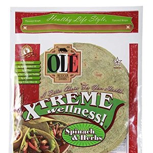 Ole Ole Xtreme Wellness Spinach Wraps